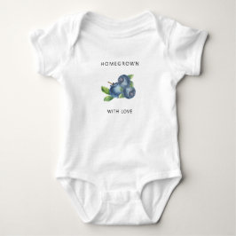 Hemodlad med kärlek - Vattenfärg Svartbär - T Shirt