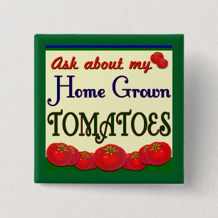 Hemodlad Tomates Funny Garden Slogan Knapp