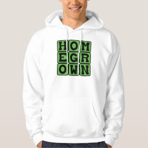 Hemodlad, Trädgårdsskötsel hemma Sweatshirt Med Luva