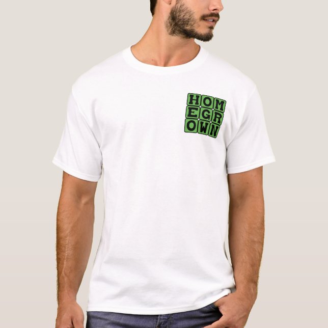 Hemodlad, Trädgårdsskötsel hemma T-shirt (Framsida)