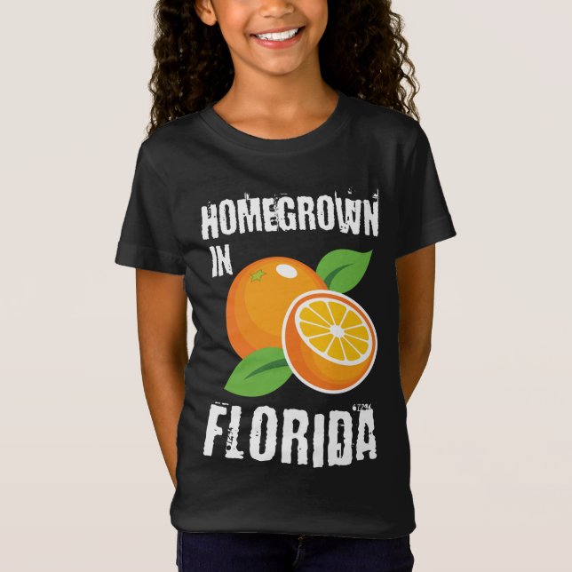 Hemodling i Florida Orange Fruit T Shirt (Framsida)