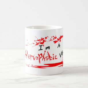 Hemophobic vampyrkopp kaffemugg