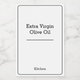 Hemorganisationen Minimalialist Modern Storage bur Mat Etikett