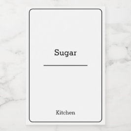 Hemorganisationen Minimalialist Modern Storage bur Mat Etikett