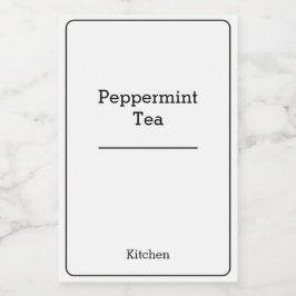 Hemorganisationen Minimalialist Modern Storage bur Mat Etikett