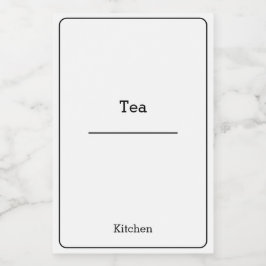 Hemorganisationen Minimalialist Modern Storage bur Mat Etikett