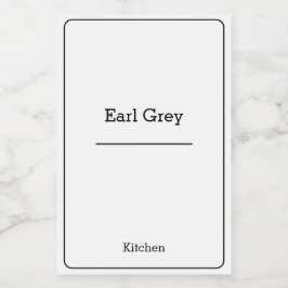 Hemorganisationen Minimalialist Modern Storage bur Mat Etikett