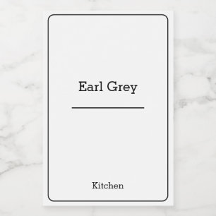 Hemorganisationen Minimalialist Modern Storage bur Mat Etikett