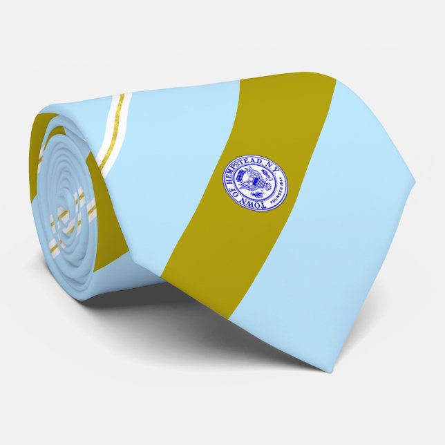 Hempstead (New York) City flagga Neck Tie Slips (Rullad)