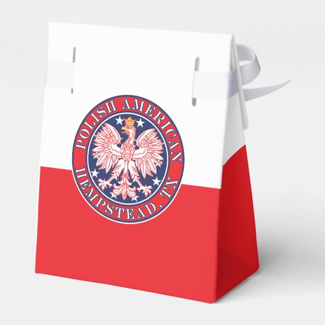 Hempstead Texas polska American Eagle Presentaskar (Baksidan Sidan)