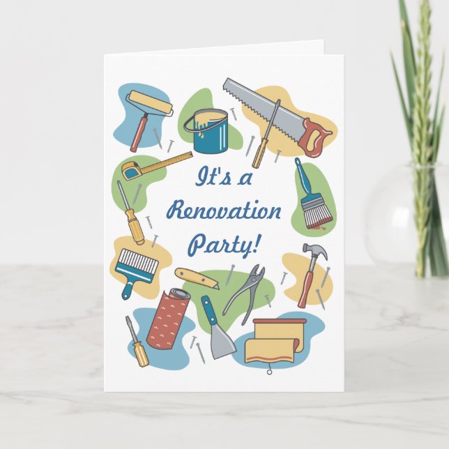 Hemrenovering Inbjudan (Framsida)