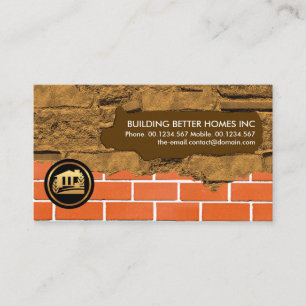 Hemreparation av Brickwork Masonry Plastering Work Visitkort