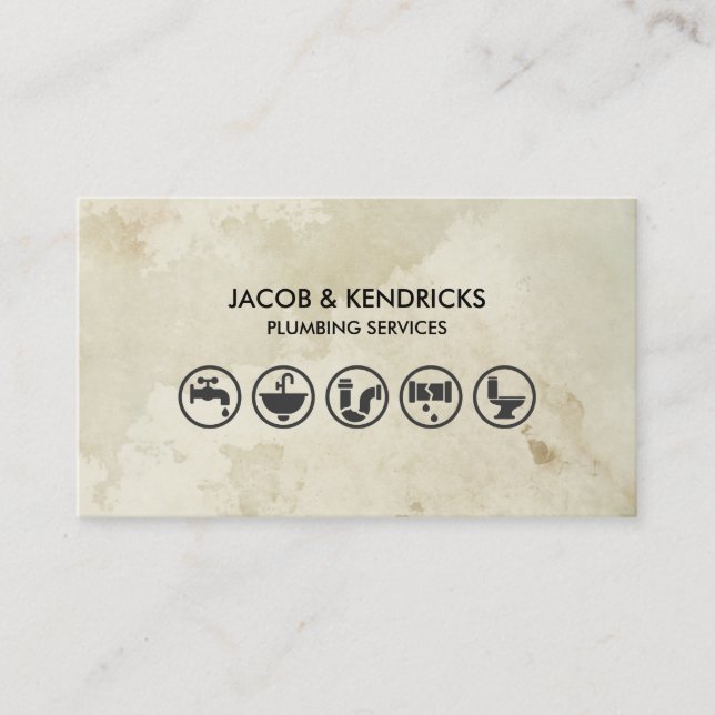 Hemreparation av rörmokare visitkort (Framsida)