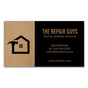 Hemreparation   HANDYMAN   Bygg Magnetiska Visitkort