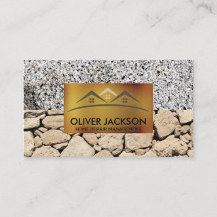 Hemreparation Stenvägg Slate Marble Visitkort
