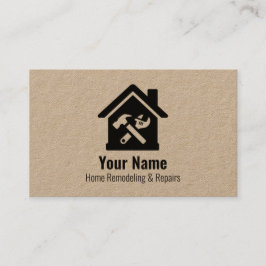 Hemreparationer av handyman för anpassade visitkort