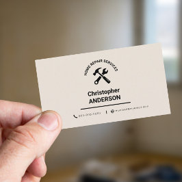 Hemreparationstjänster Visitkort