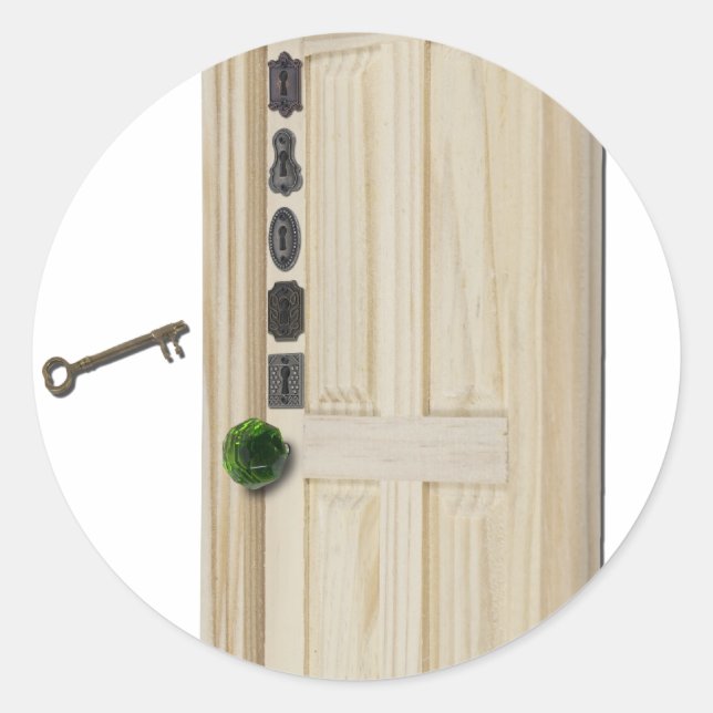 Hemsäkerhet071611 Runt Klistermärke (Framsida)