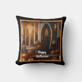 Hemsamling i happy halloween kudde