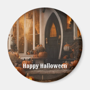 Hemsamling i happy halloween magnet