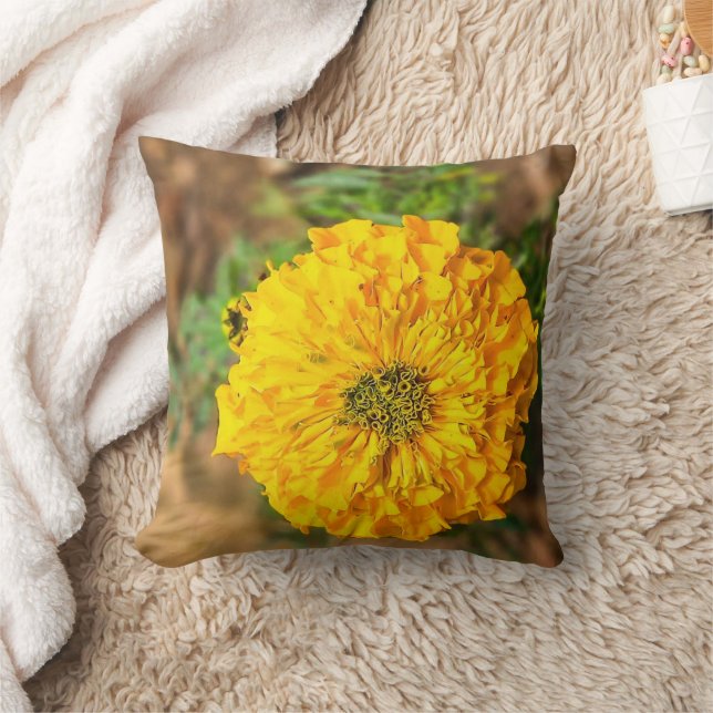 Hemsk Träffsäkra Kudd med Blommig Kransdesign Kudde (Filt)