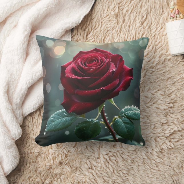 Hemsk Träffsäkra Kudd med Blommig Kransdesign Kudde (Filt)