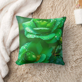 Hemsk Träffsäng Kudde med Blommig Krans Design