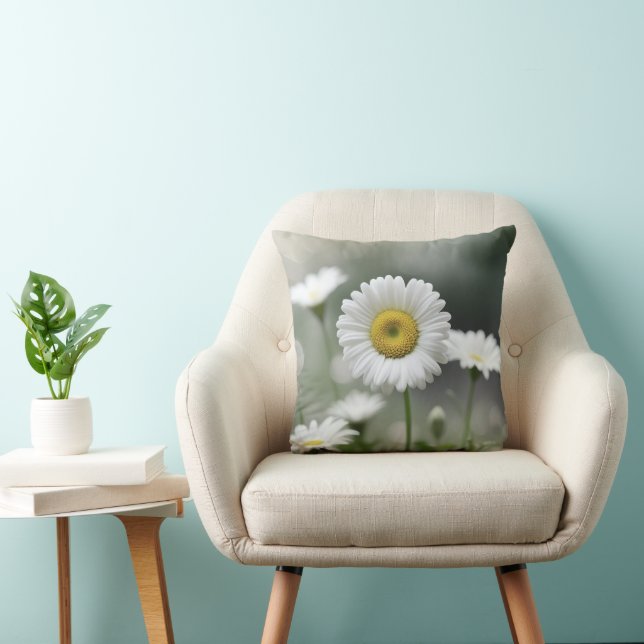 Hemsk Träning Kudd med Blommig Krans Design Kudde (Stol)