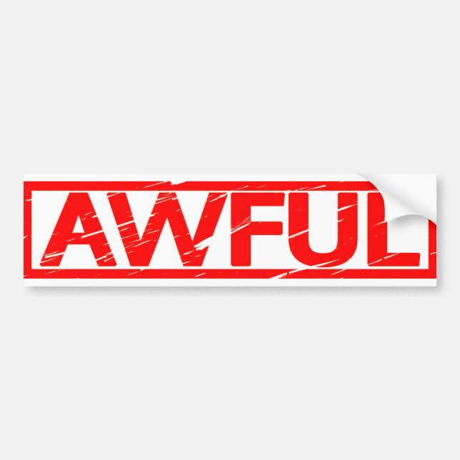 Hemska Frimärke Bildekal (Framsidan)