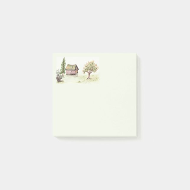 Hemskåpskugga för hemmet post-it block (Framsida)