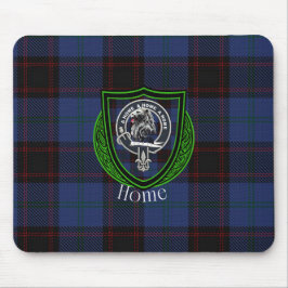 Hemskotsk klan tartan och vapensköld musmatta