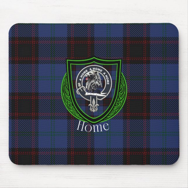 Hemskotsk klan tartan och vapensköld musmatta (Framsidan)