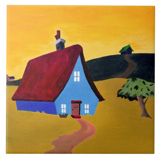 HEMSKÖTT HEMSKT keramiskt plattor Kakelplatta (Framsidan)