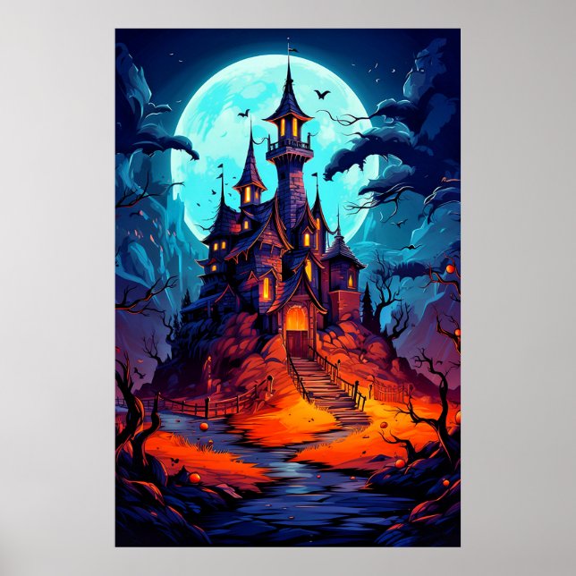 Hemskt hus... poster (Framsidan)