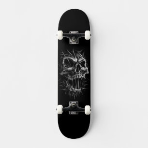 hemskt skelett mini skateboard bräda 18,5 cm