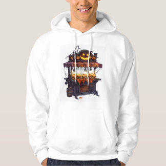 Hemsökt korvkiosk hoodie