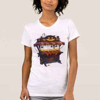 Hemsökt korvkiosk t shirt