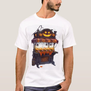Hemsökt korvkiosk t shirt