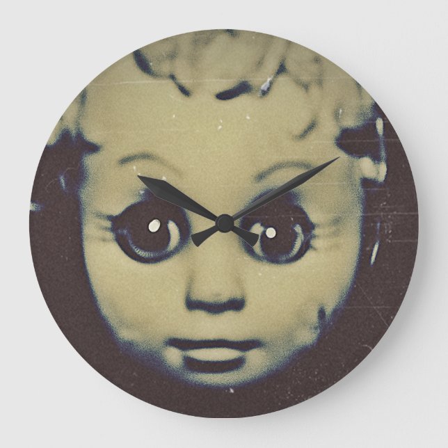 hemsökta dockgåvor stor klocka (Framsida)