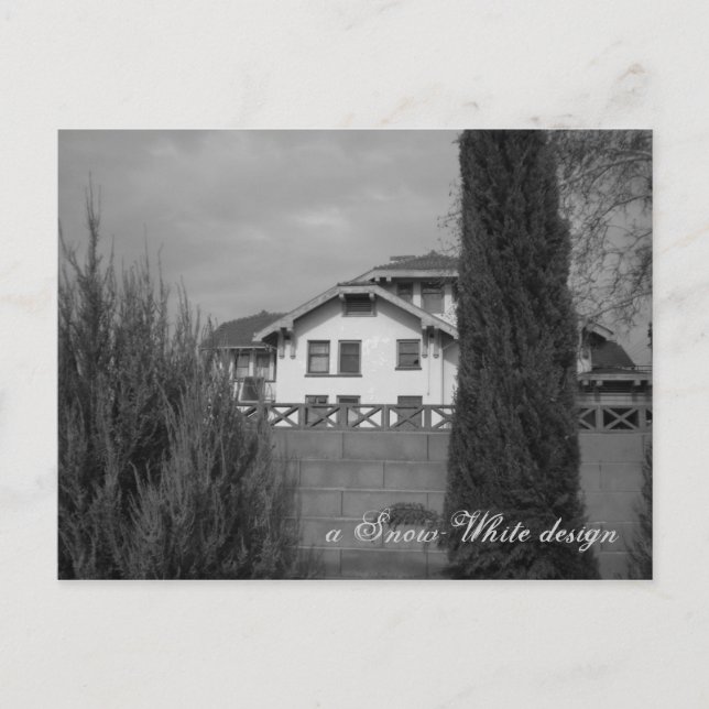 "Hemsökta" vykort (Framsida)