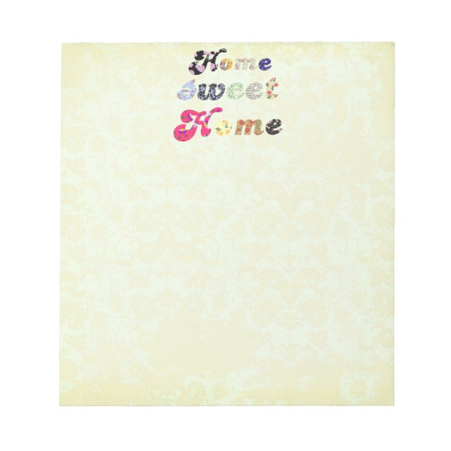 Hemsöt hem anteckningsblock (Framsida)