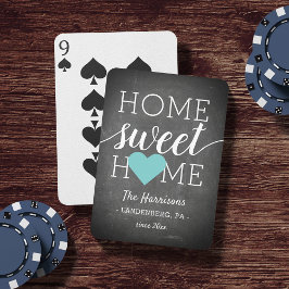 Hemsöt hem | Familj Namn & Hometown Casinokort