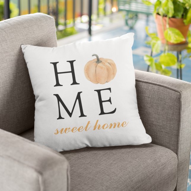 Hemsöt hem | Orange Pumpkin | Flygsäsong Kudde (Skapare uppladdad)