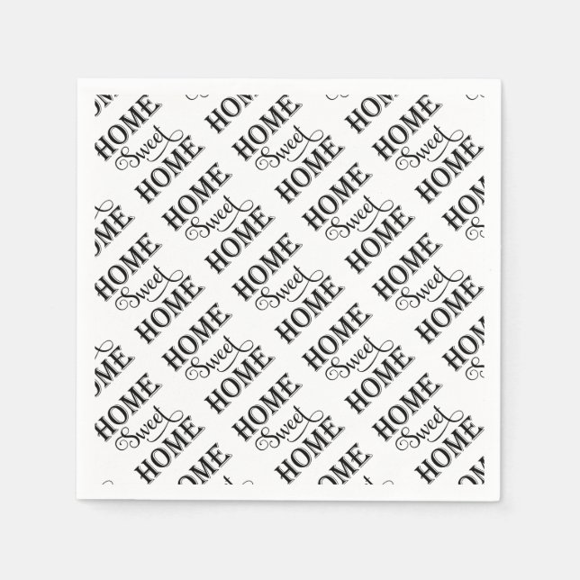 Hemsöt hem pappersservett (Framsidan)