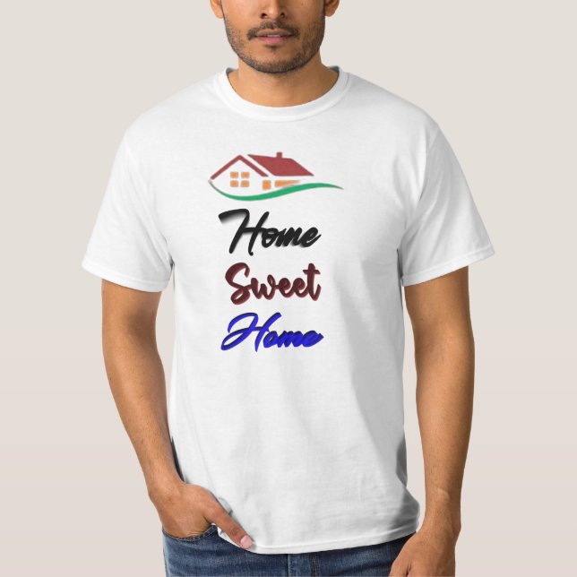 Hemsöt hem t shirt (Framsida)