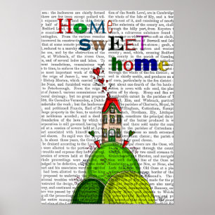 Hemsöt heminblick poster