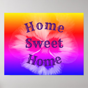 Hemsöt hempansy, blomma poster