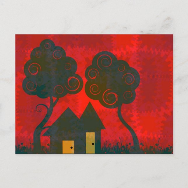 Hemsött hemmakortapport vykort (Framsida)