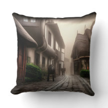 Hemstad Hobbiton på en Foggy Day