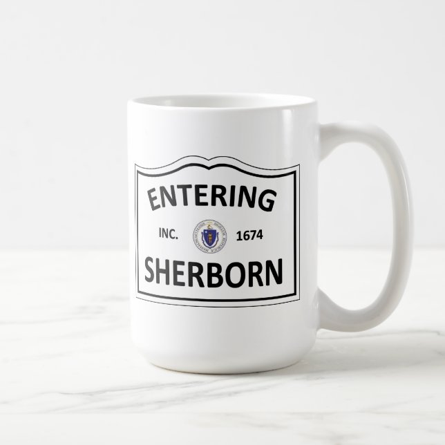 Hemstaden för SHERBORN MASSACHUSETTS samlas MORSOR Kaffemugg (Höger)